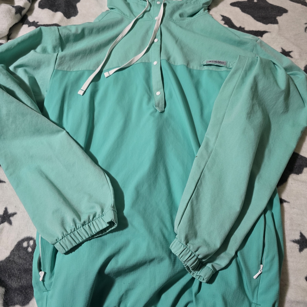 Columbia Teal Utility Jacket